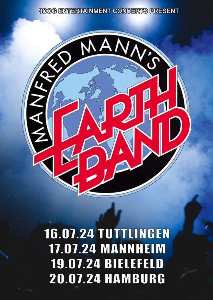 Tourplakat Manfred Man's Earth Band