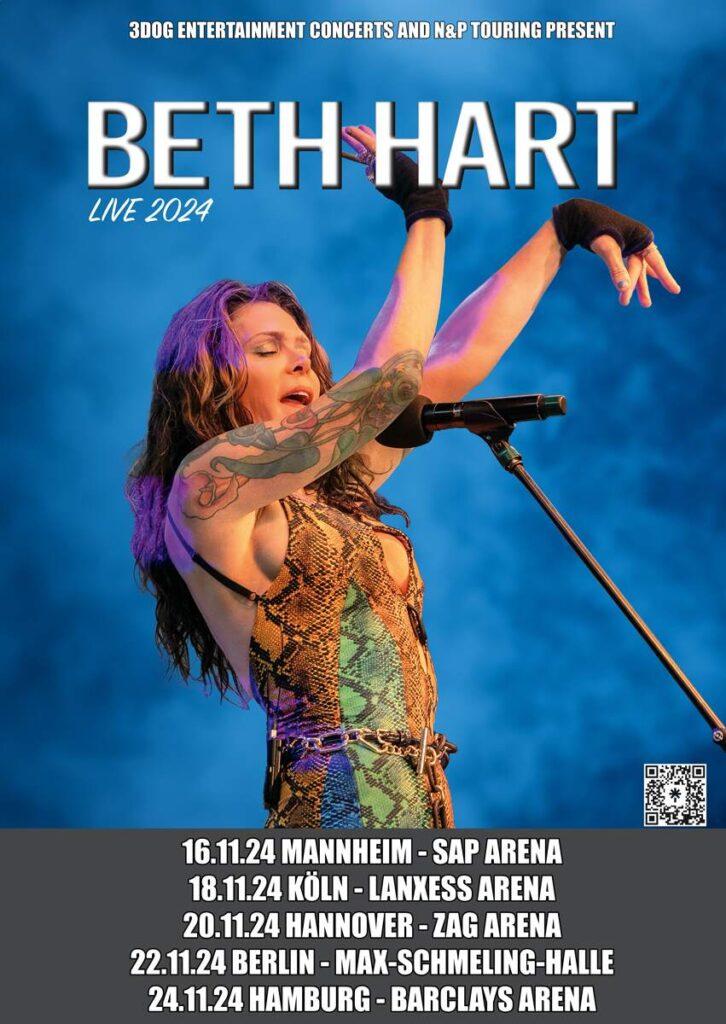 Tourplakat Beth Hart 2024